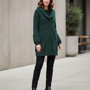Old Navy Women's Deep Green Cardigan